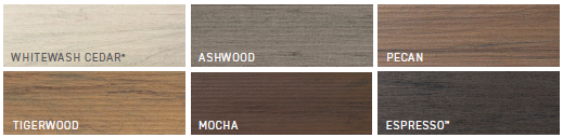 TimberTech Legacy Swatches